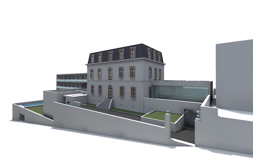 arquitectura hotel frente