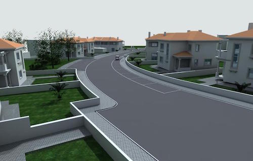 arquitectura loteamento estrada